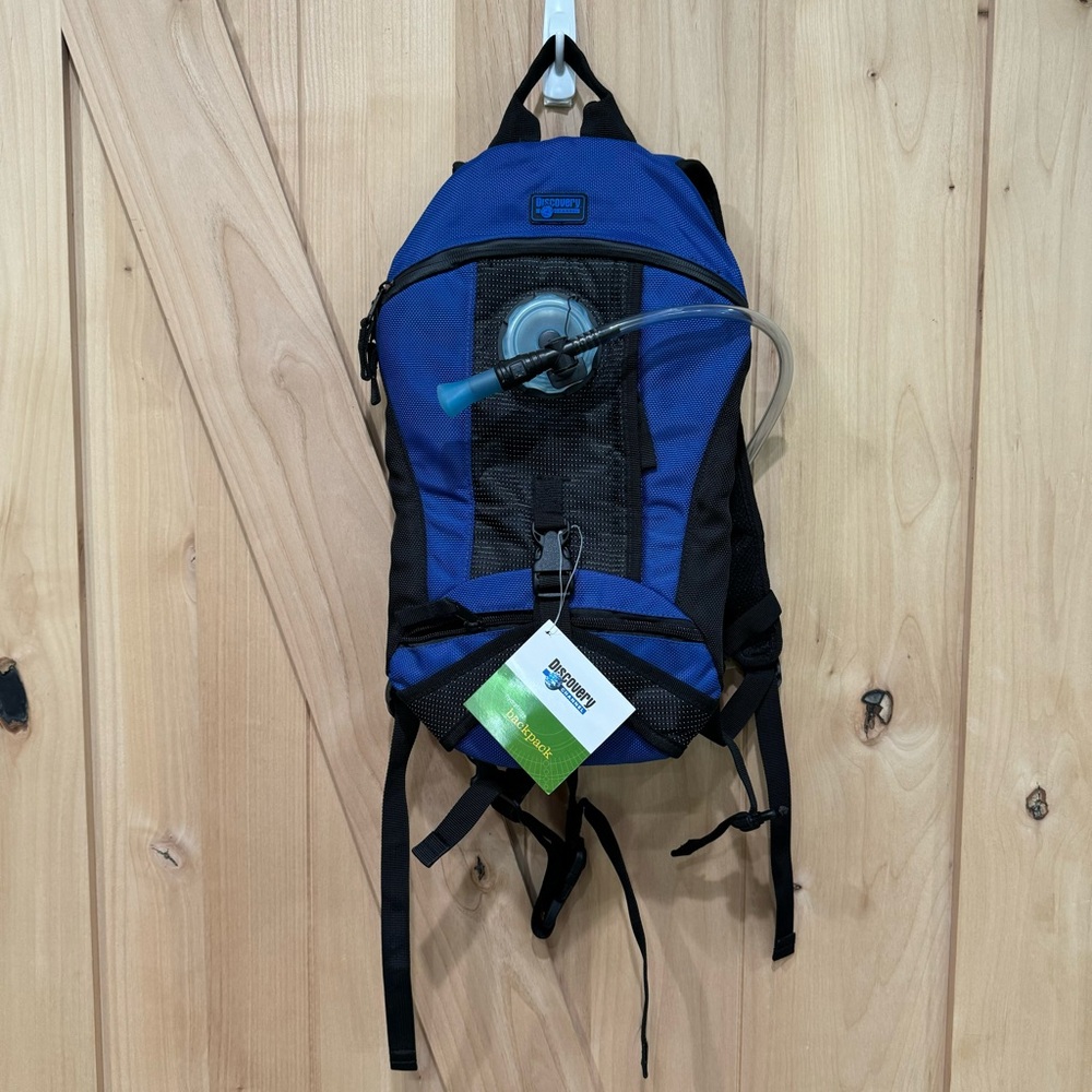 Discovery Channel Hydration Backpack NWT! Blue Camping Hiking Hydropak - Picture 16 of 16